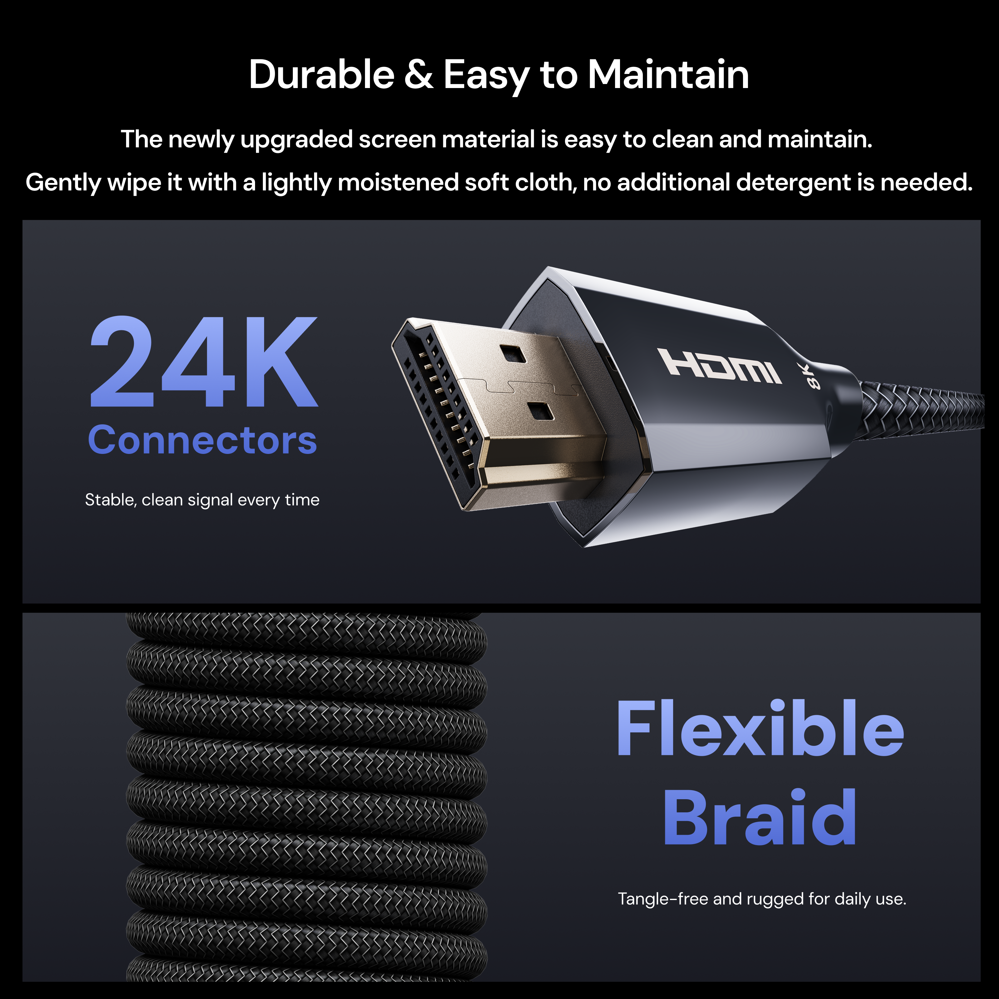 Valerion HDMI® 2.1 認証 超高速ケーブル