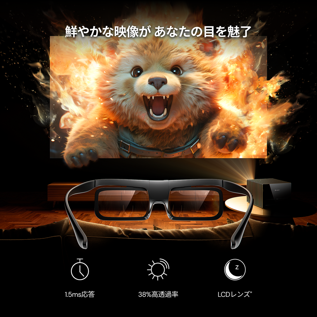 AWOL Valerion 3Dメガネ（4個セット）