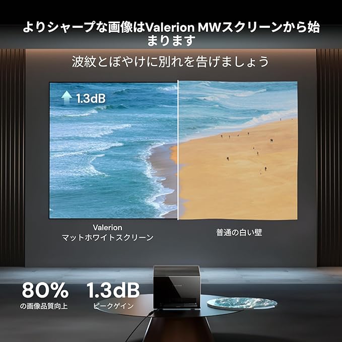 Valerion 100''-120'' Matte White Screen