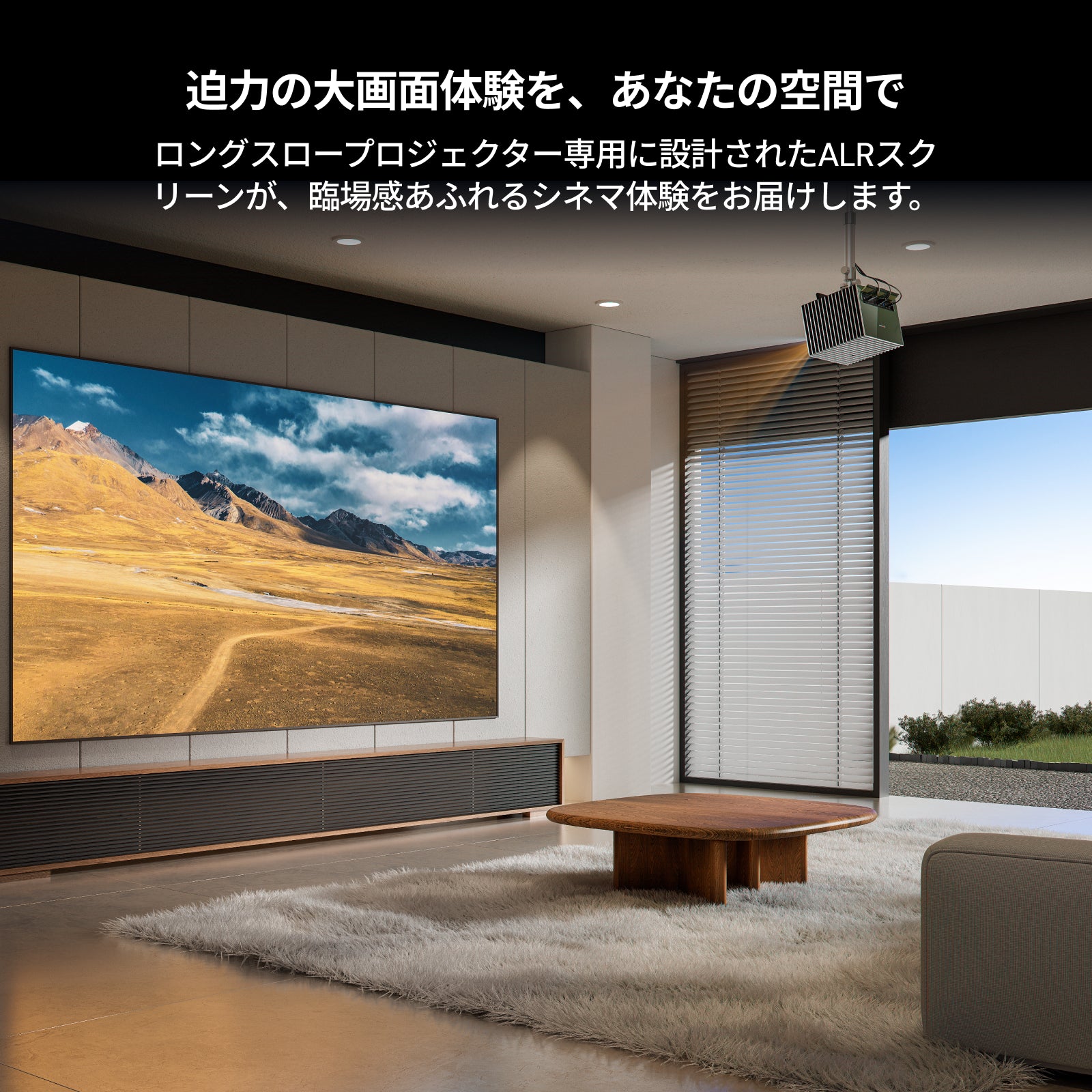 AWOL Valerion フレネル型アンビエントライトリジェクションスクリーン