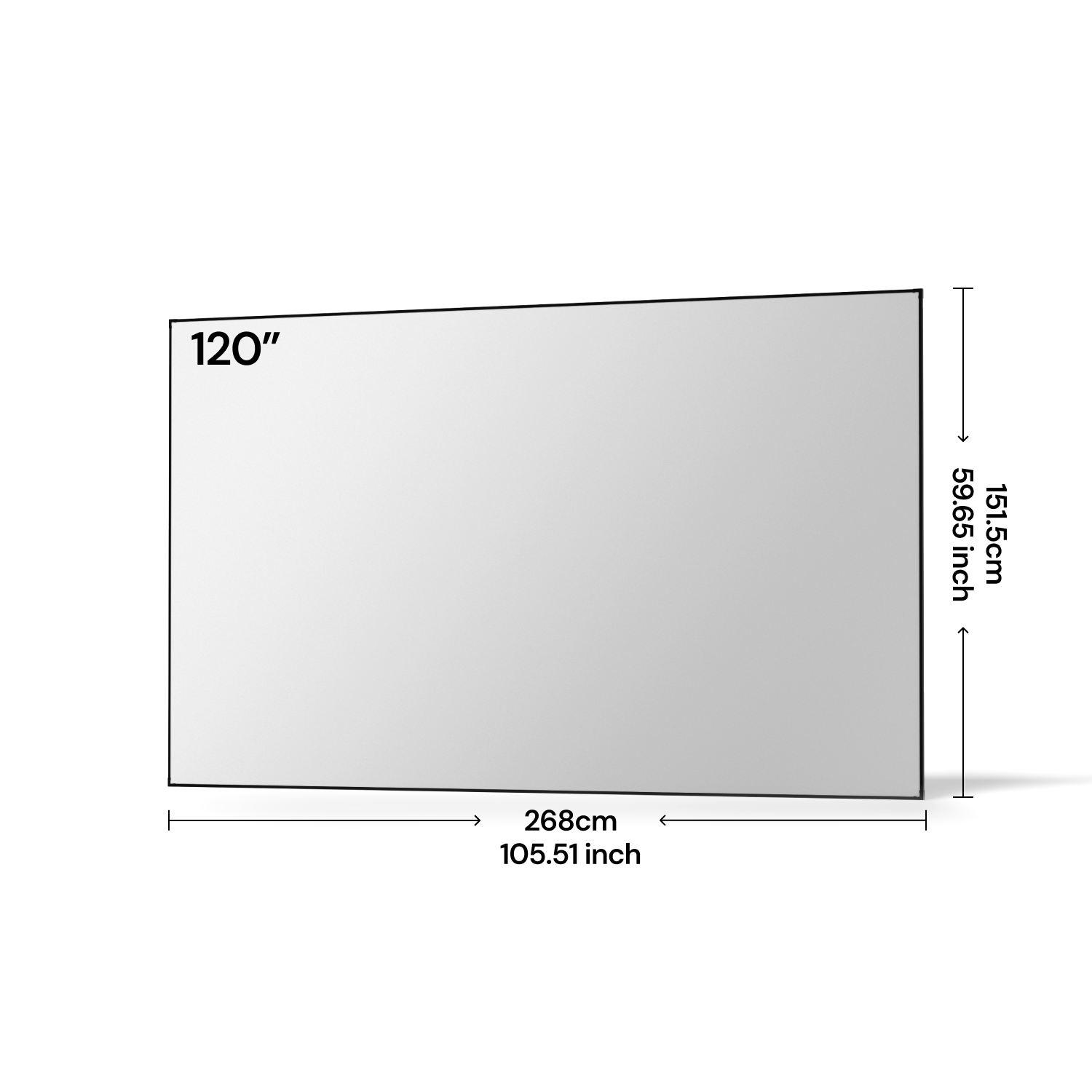Valerion 100''-120'' Matte White Screen