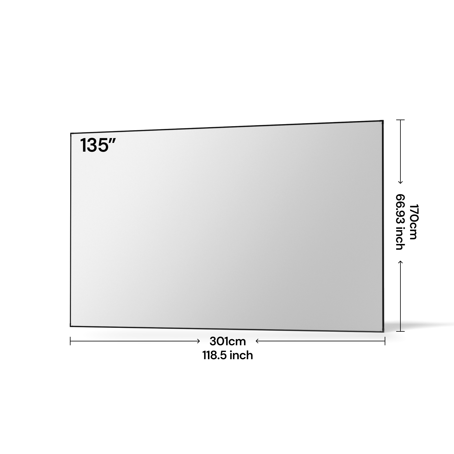 Valerion 100''-120'' Matte White Screen