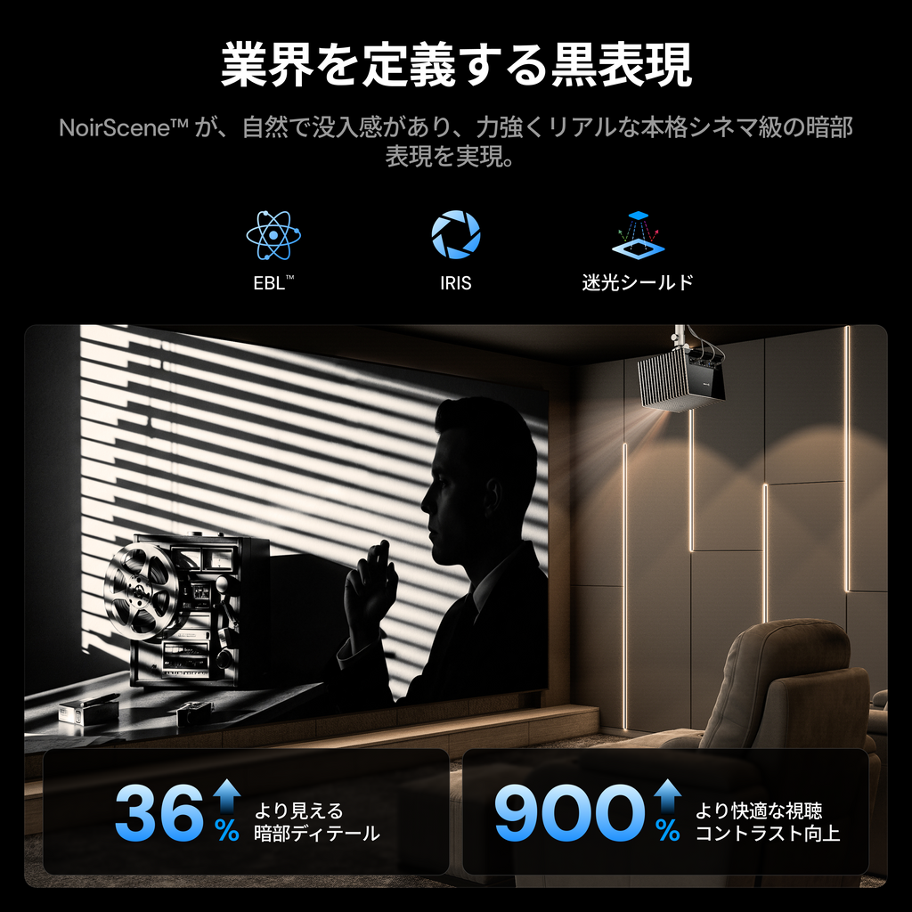 AWOL Valerion Max + 120インチ 屋外用エアー式プロジェクタースクリーン