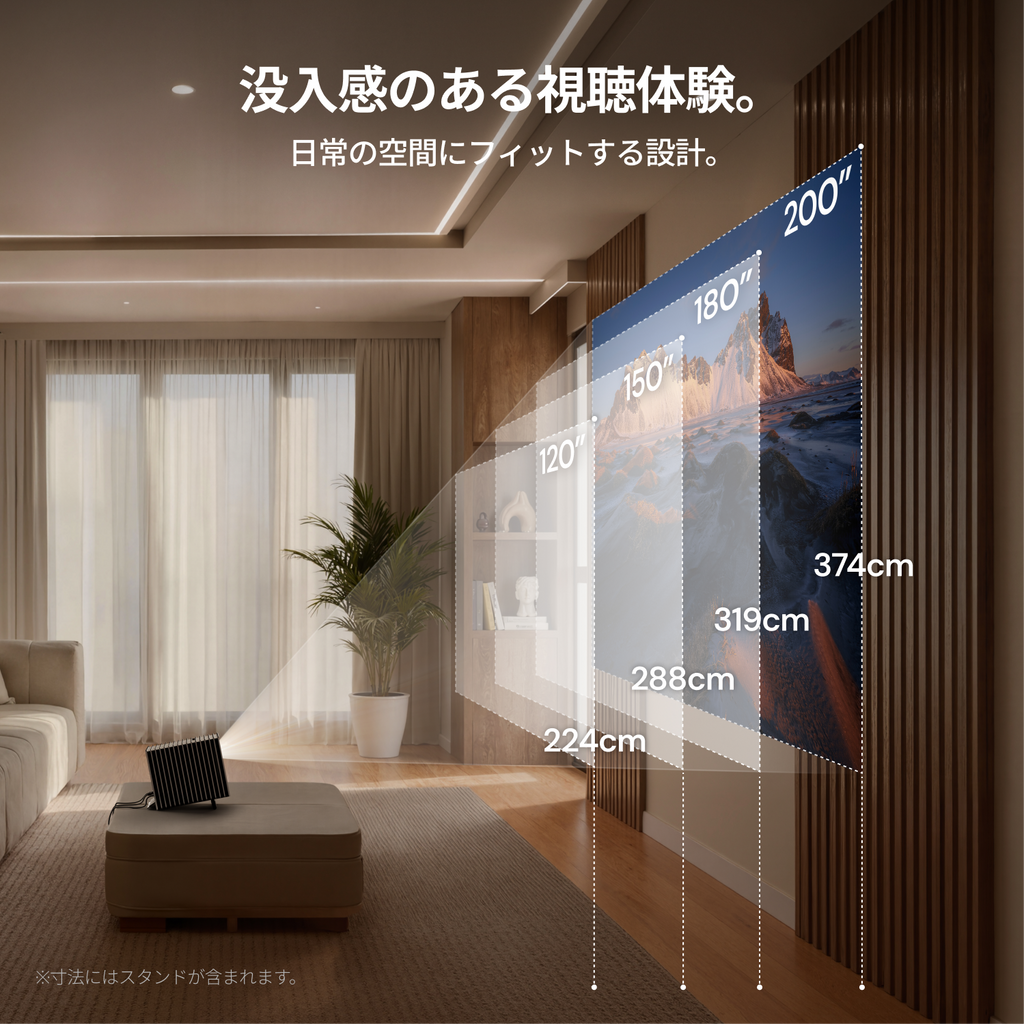 AWOL Valerion アウトドア キャンプ用 ポータブル 折りたたみ式 マットホワイトスクリーン