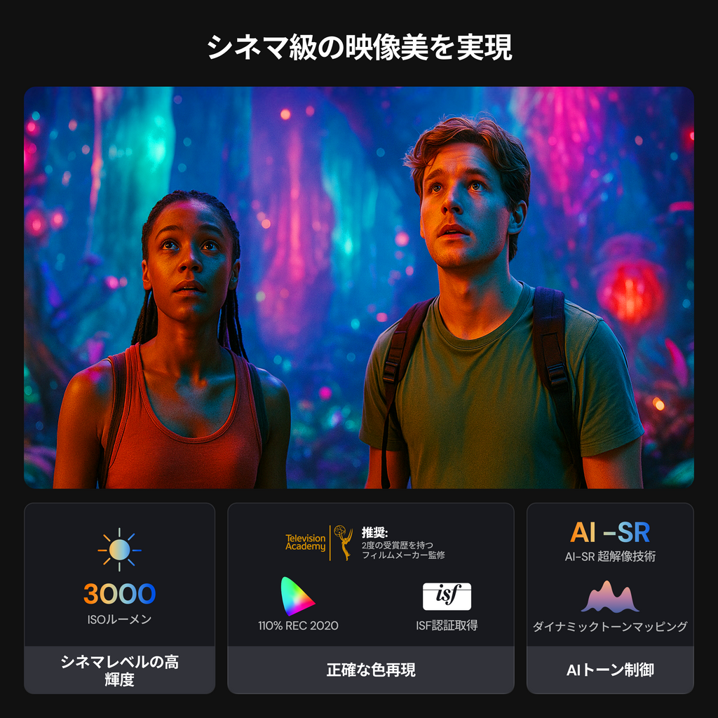AWOL Valerion Pro 2 + PureVisionスペックル低減スクリーン（固定フレーム）